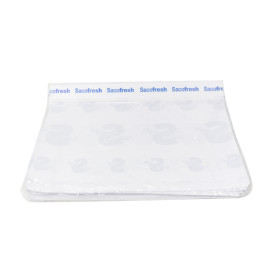 Sacchetti di PE e Carta Piega Adesivo Sacofresh Blu 30x36cm (1.000 Stück)