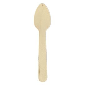 Set Posate Legno Forchetta, Coltello, Cucchiaio, Tovagliolo (50 Pezzi)