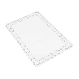 Centrino di Carta Traforato Bianco 20x30cm (2.000 Pezzi)