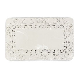 Centrino di Carta Traforato Bianco 14x24cm (2.000 Pezzi)