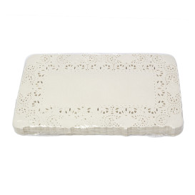 Centrino di Carta Traforato Bianco 14x24cm (2.000 Pezzi)