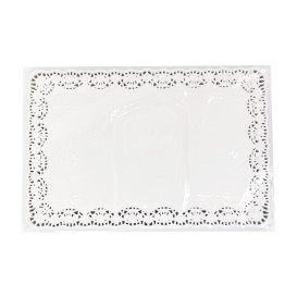 Centrino di Carta Traforato Bianco 20x30cm (2.000 Pezzi)
