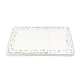 Centrino di Carta Traforato Bianco 20x30cm (2.000 Pezzi)