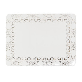 Centrino di Carta Traforato Bianco 35x45cm (1.000 Pezzi)