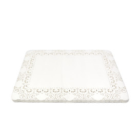 Centrino di Carta Traforato Bianco 35x45cm (1.000 Pezzi)