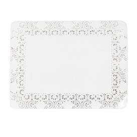 Centrino di Carta Traforato Bianco 30x40cm (2.000 Pezzi)