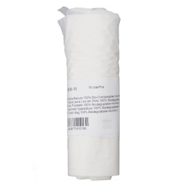 Sacchetti Spazzatura 100% Biodegradabile 44x44cm (15 Pezzi)