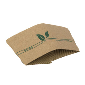 Fodera per Bicchiere di Cartone ondulato 8 Oz (100 Pezzi)