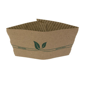 Fodera per Bicchiere di Cartone ondulato 8 Oz (100 Pezzi)