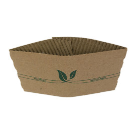 Fodera per Bicchiere di Cartone ondulato 12 e 20 Oz (100 Pezzi)
