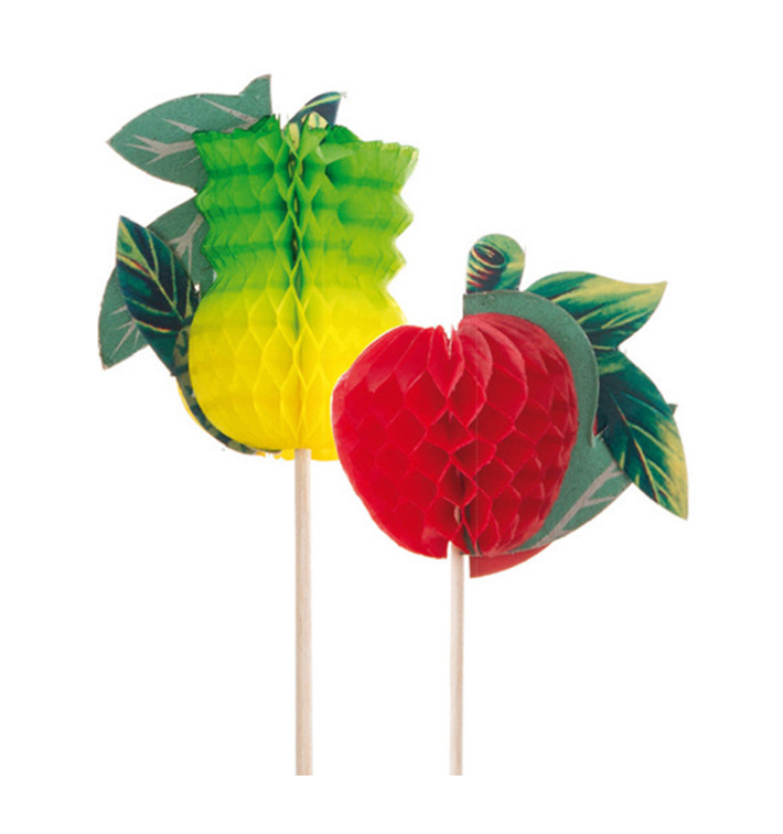 Decorazioni per Gelato Frutta 20 cm Decorazioni per Gelato Frutta 20 cm