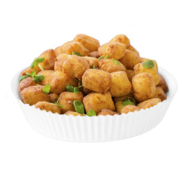 Carta Kraft per Friggitrice ad Aria Bianca 90g Ø22x4cm (50 Pezzi)