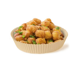 Carta Kraft per Friggitrice ad Aria 40g Ø16x4cm (50 Pezzi)