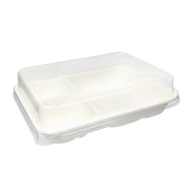 Coperchio rPET per Vassoio Canna da Zucchero 16,5x21,5cm (200 Pezzi)