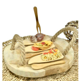 Mini Forchetta di Bambù 9cm (24 Pezzi)