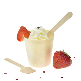 Cucchiaio di Bambù 9cm (100 Pezzi)