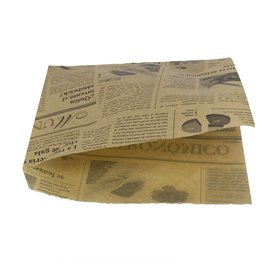 Sacchetto Carta Antigrasso Kraft Times 17x17cm (X Pezzi)