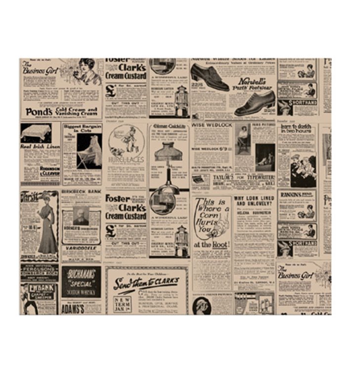 Carta Antigrasso Kraft Times 28x34cm (4.000 Pezzi) Carta Antigrasso Kraft Times 28x34cm (4.000 Pezzi)