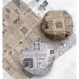 Carta Antigrasso Kraft Times 28x34cm (4.000 Pezzi)