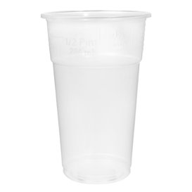 Bicchiere di Plastica PP Trasparente 375 ml Ø8,0cm (74 Pezzi)
