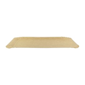 Vassoio di Cartone Rettangolare Kraft 12x19 cm (1.300 Pezzi)