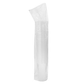 Bicchiere di Plastica PP Trasparente 375 ml Ø8,0cm (74 Pezzi)