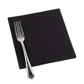 Tovagliolo di Airlaid Nero 40x40cm (600 Pezzi)