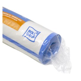Panno in Rotolo "Roll Drap" Orlo Azzurro 40x64cm P64cm (10 Pezzi)