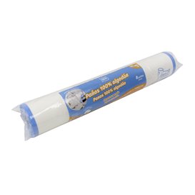Panno in Rotolo "Roll Drap" Orlo Azzurro 40x80cm P80cm (8 Pezzi)