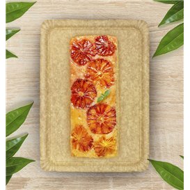 Vassoio di Carta Kraft "Flower" 25x34cm 390g/m² (50 Pezzi)