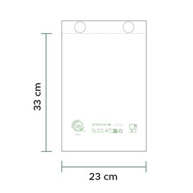 Sacchetti Mercato Block Home Compost “Classic” 23x33cm 12µm (100 Pezzi)
