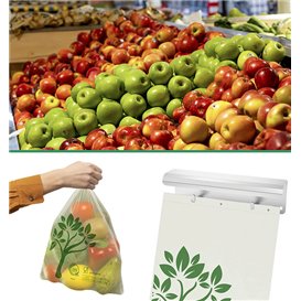 Sacchetti Mercato Block Home Compost “Be Eco!” 23x33cm 12µm (100 Pezzi)