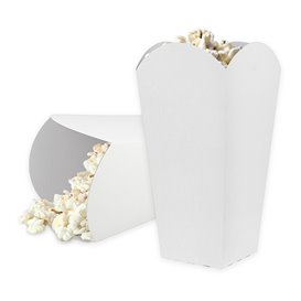 Scatola Pop Corn Piccolo Bianca 45gr 6,5x8,5x15cm (700 Pezzi)