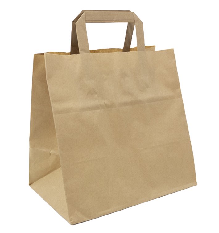 Buste Shopper in Carta Kraft 70g/m² 25+17x26cm (250 Pezzi) Buste Shopper in Carta Kraft 70g/m² 25+17x26cm (250 Pezzi)
