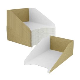 Vassoio di Carta per Gaufres 16x10cm (800 Pezzi)