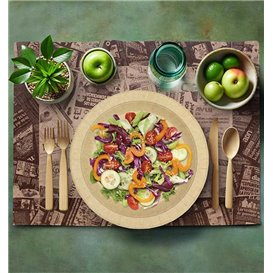 Tovaglietta di Carta 30x40cm Kraft "Stampa" 50g (2500 Pezzi)