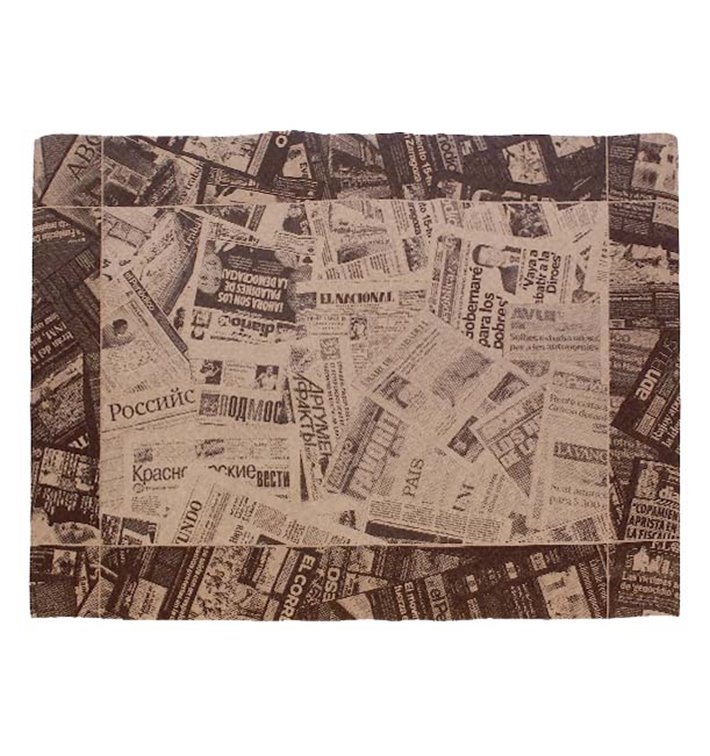 Tovaglietta di Carta 30x40cm Kraft "Stampa" 50g (2500 Pezzi) Tovaglietta di Carta 30x40cm Kraft "Stampa" 50g (2500 Pezzi)