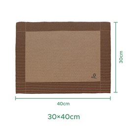 Tovaglietta di Carta 30x40cm Kraft "Piede di Gallo" 50g (2500 Pezzi)