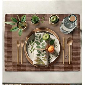 Tovaglietta di Carta 30x40cm Kraft "Piede di Gallo" 50g (2500 Pezzi)