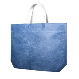 Sacchetto TNT con Base Esagonale Blu 44+10x30cm (25 Pezzi)