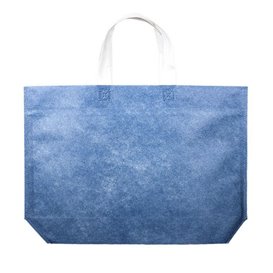 Sacchetto TNT con Base Esagonale Blu 44+10x30cm (25 Pezzi)