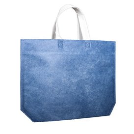 Sacchetto TNT con Base Esagonale Blu 44+10x30cm (25 Pezzi)