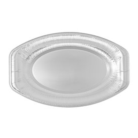 Vassoio Ovale di Alluminio 2150ml (10 Pezzi)