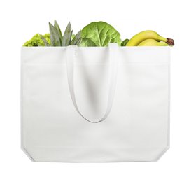 Sacchetto TNT Manico Lungo Bianco 48+10x35cm (200 Pezzi)