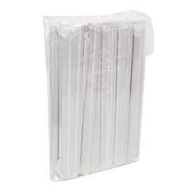 Cannuccia Dritta Carta Kraft Imbustato Ø8mm 24cm (100 Pezzi)