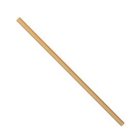 Cannuccia Dritta Carta Kraft Imbustato Ø8mm 24cm (100 Pezzi)
