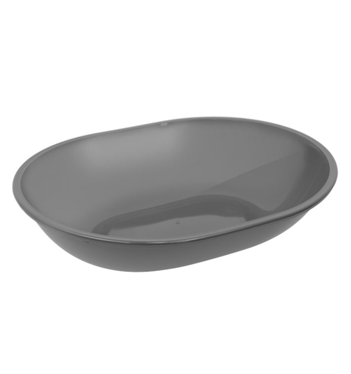 Ciotola riutilizzabile durevole PP Bio Grey “Revolve” Ovale 1000ml 22x17,4x5cm (36 Pezzi) Ciotola riutilizzabile durevole PP Bio Grey “Revolve” Ovale 1000ml 22x17,4x5cm (36 Pezzi)