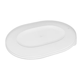 Coperchi per ciotole “Revolve” durevoli e riutilizzabili in PP Bio Ovale 22x17,4x5cm (36 Pezzi)