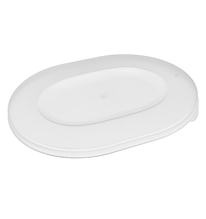 Coperchi per ciotole “Revolve” durevoli e riutilizzabili in PP Bio Ovale 22x17,4x5cm (36 Pezzi) Coperchi per ciotole “Revolve” durevoli e riutilizzabili in PP Bio Ovale 22x17,4x5cm (36 Pezzi)
