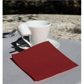 Tovagliolo di Carta micro-point Bordò 20x20cm (2400 Pezzi)